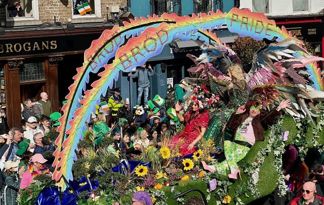 Pride on display at the 2022 Dublin St. Patrick\'s Day parade!