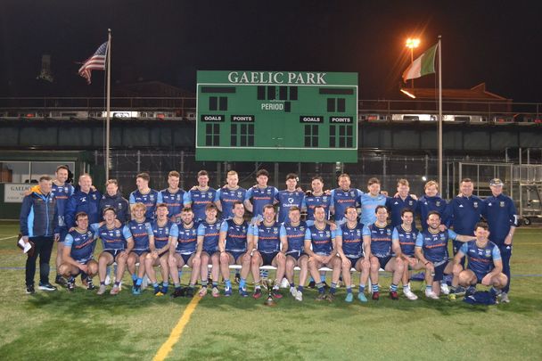 March 18, 202: The Salthill Knocknacarra side at Gaelic Park in the Bronx, New York.