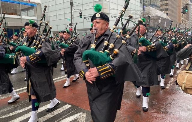 March 17, 2022: The New York City St. Patrick\'s Day Parade returns to Fifth Avenue.