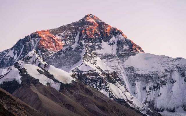 Mount Everest, the highest summit in the world.