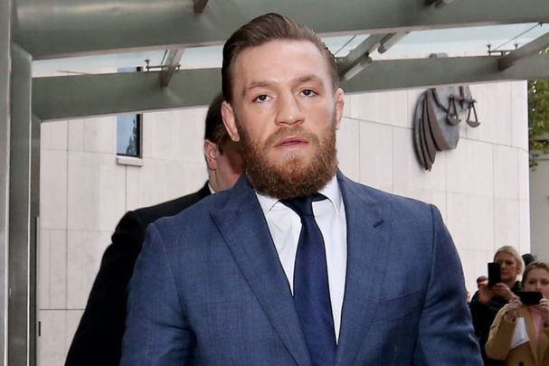 November 1, 2019: Conor McGregor as he leaves the Criminal Courts of Justice in Dublin after pleading guilty to assault charges from April 2019. He was fined  €1,000.
