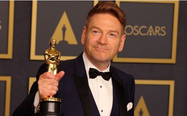 Kenneth Branagh at the Academy Awards on Sunday. 