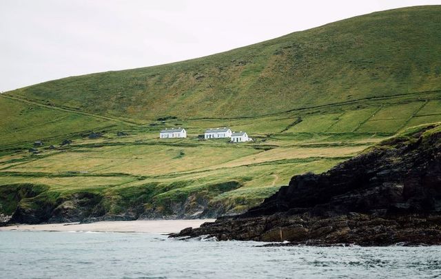 Great Blasket Island off the coast of Kerry. 
