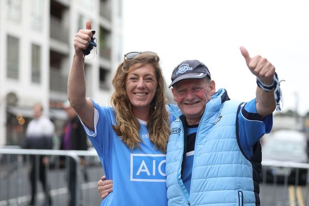 Dublin fans at Croke Park.