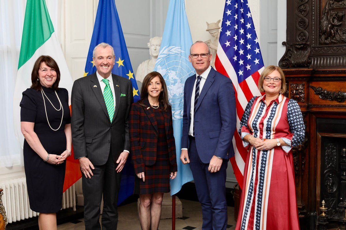 New Jersey's Irish American Governor on four-day trade trip to Ireland