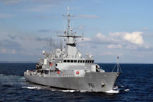 February 3, 2022: Irish Naval Service LÉ Samuel Beckett (P61)