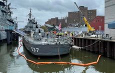 USS The Sullivans “righted and floating,” could be reopen by Memorial Day Weekend