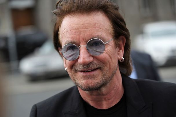 U2 frontman Bono, pictured here in 2018.