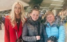 Rosanna Davison welcomes her Ukrainian surrogate to Ireland