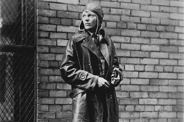 Amelia Earhart, the wonderful pilot and daredevil whose life and disappearance continue to fascinate. 