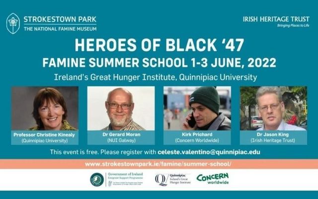 The Irish Famine Summer School will be hosted June 1 - 3.