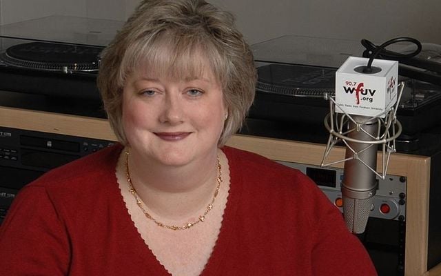 Kathleen Biggins, the longtime host of WFUV\'s \"Ceol na nGael\" and \"A Thousand Welcomes.\"