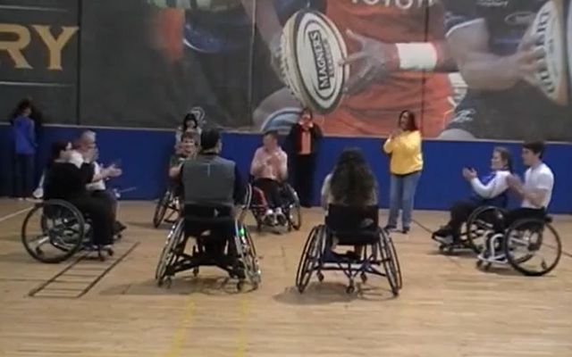 \'Reels on Wheels’ (c) Wheelchair Céilí with Munster Academy of Dance and Munster Wheelchair Hurling Camogie Club