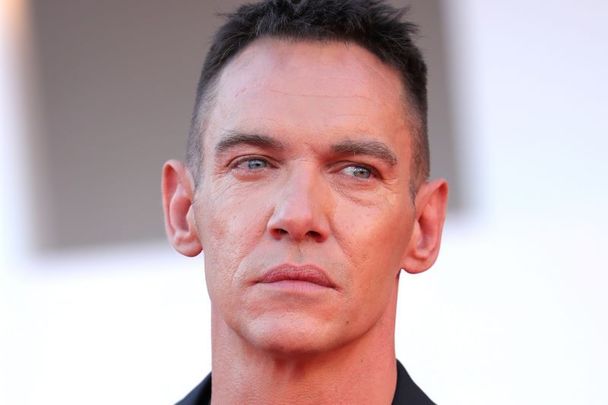 September 8, 2021: Jonathan Rhys Meyers arrives on the red carpet of the movie \"Freaks Out\" during the 78th Venice International Film Festival in Venice, Italy. 