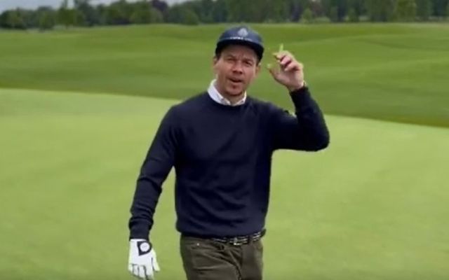 Mark Wahlberg at Adare Manor in Co Limerick.