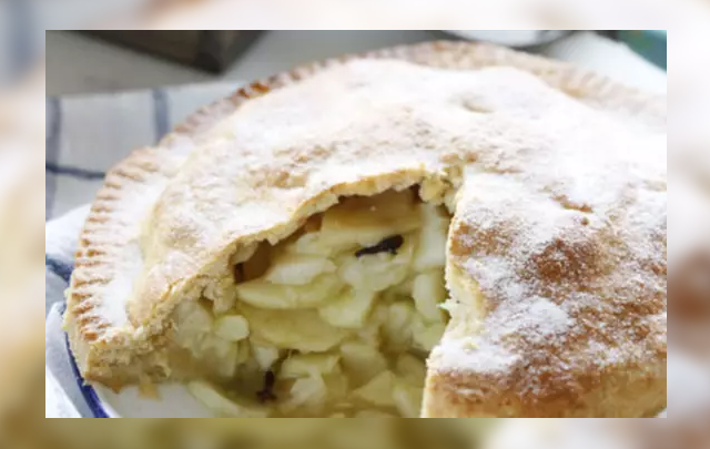 Neven Maguire\'s apple tart and custard