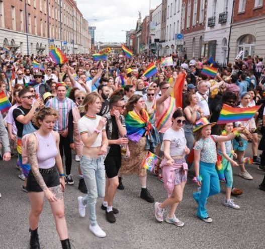 Tens of thousands attend Dublin's first Pride parade since Covid