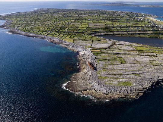 Inis Oirr (Inisheer), the smallest of the Aran Islands, off Galway, in the West of Ireland. 