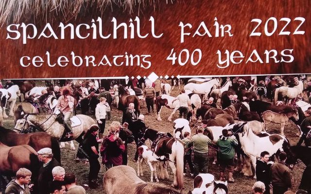 The cover of the booklet for the 2022 Spancilhill Fair in Co Clare.
