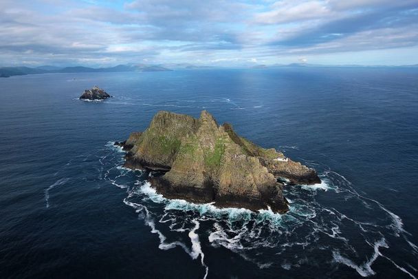 The Skelligs off the coast of Co Kerry along Ireland\'s Wild Atlantic Way