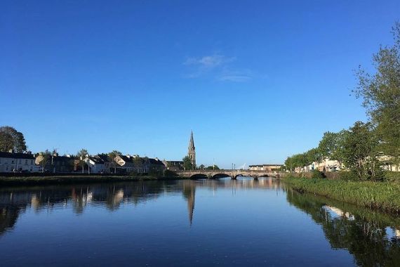 The River Moy in Ballina, County Mayo. 