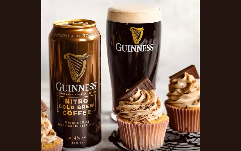 These delicious Guinness inspired Coffee Crunch Cupcakes are the perfect weekend treat