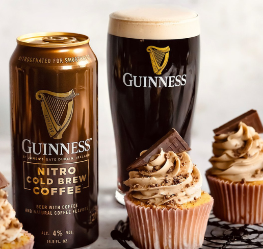 These delicious Guinness inspired Coffee Crunch Cupcakes are the perfect weekend treat