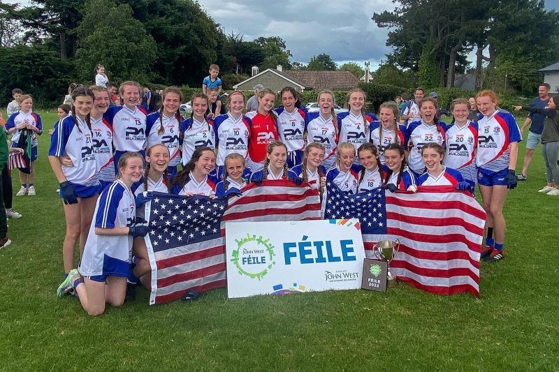 New York girls are Féile 2022 champs after showing their mettle in Dublin
