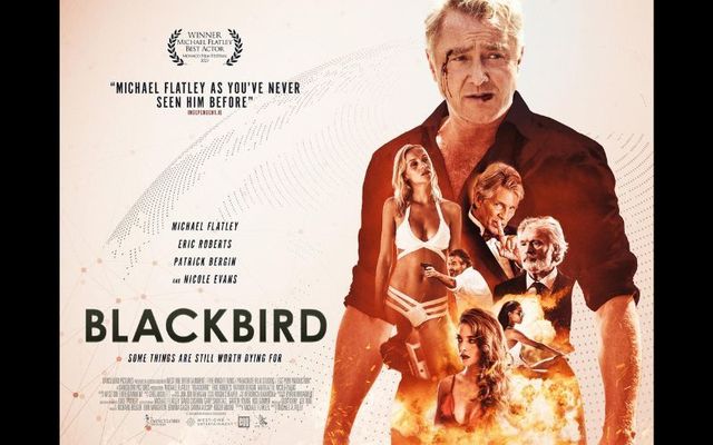 The official poster for Michael Flatley\'s debut feature film \"Blackbird.\"