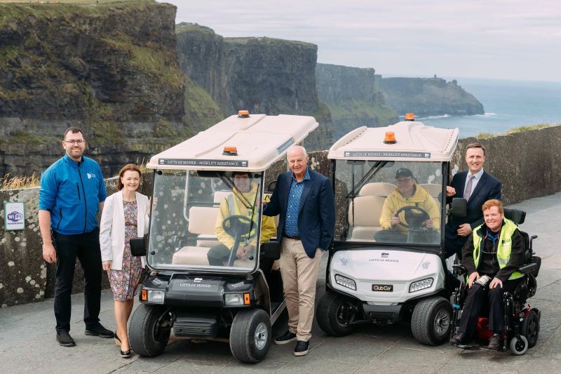 Cliffs of Moher's electric buggies make Irish attraction more accessible than ever