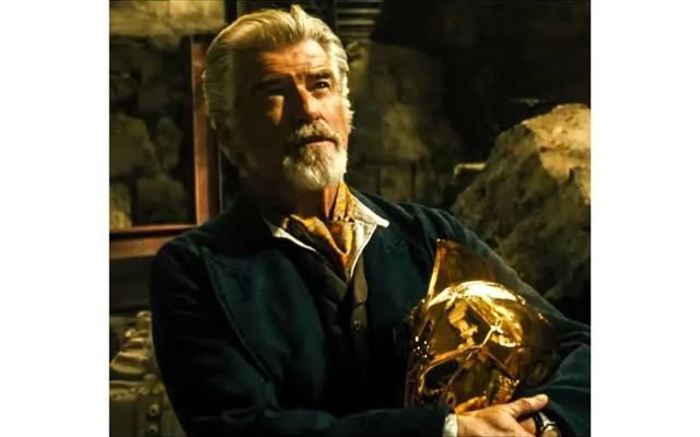 Pierce Brosnan as Doctor Fate in \"Black Adam\".