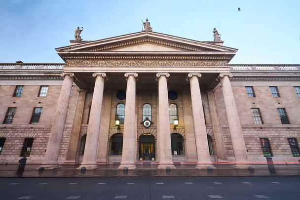 Dublin\'s General Post Office (the GPO), on O\'Connell Street.