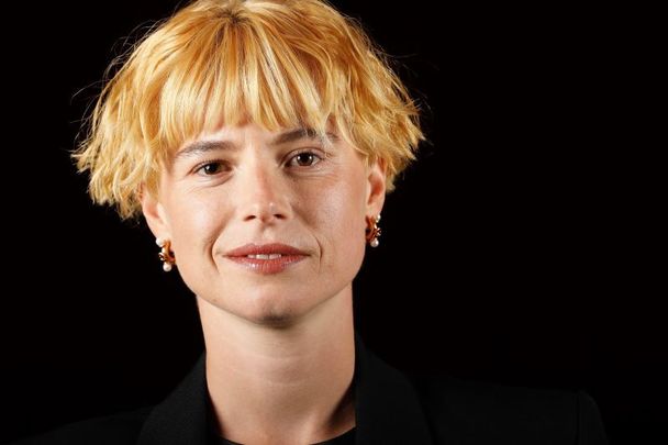 May 13, 2022:  Jessie Buckley poses during IMDb exclusive portrait session at Alamo Drafthouse in Brooklyn City.