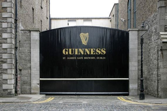 The Guinness Brewery in Dublin spans over 50 acres. 