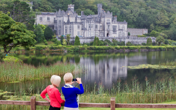 Kylemore Abbey in Connemara, Co Galway 