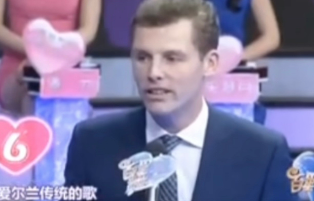 Des Bishop on a Chinese dating show.