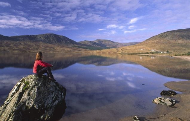 Quiet enough for you? Lough Feeagh, Nephin Beg Mountains, County Mayo.