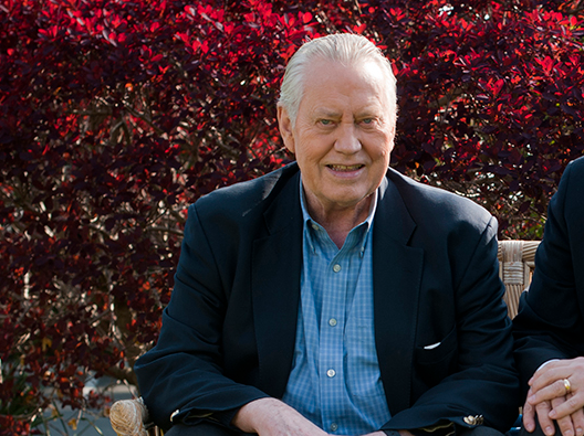 Irish American philanthropist Chuck Feeney.