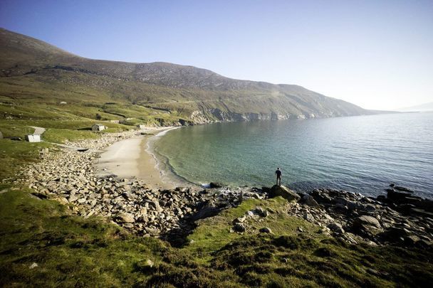 Keem Bay in County Mayo, Ireland. 