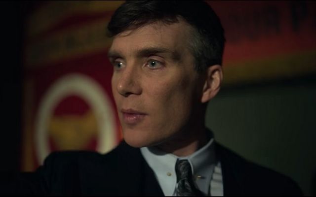 Cillian Murphy as Tommy Shelby in \"Peaky Blinders.\"