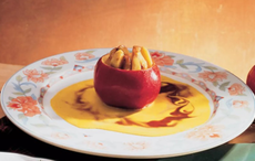 A sweet adult treat! Armagh apples with Irish whiskey sauce