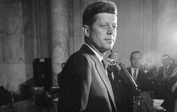 John F. Kennedy in 1960. 