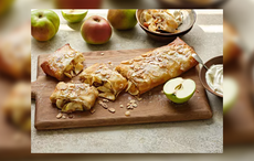 Fall into autumn with this Bramley apple strudel recipe