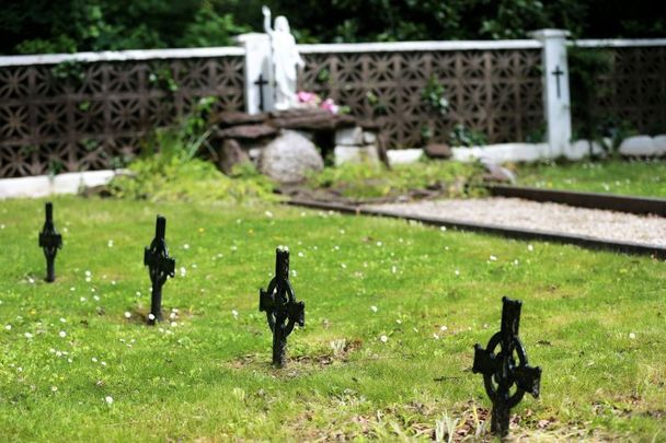June 10, 2014: The graveyard at the Bessborough Centre in Blackrock, Cork, formerly Bessborough House Mother and Baby Home. 
