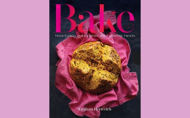 Cover art for \"Bake: Traditional Irish Baking with Modern Twists\" a new recipe book by Graham Herterich