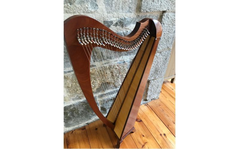 Making Irish harps is music to this woodworker's soul