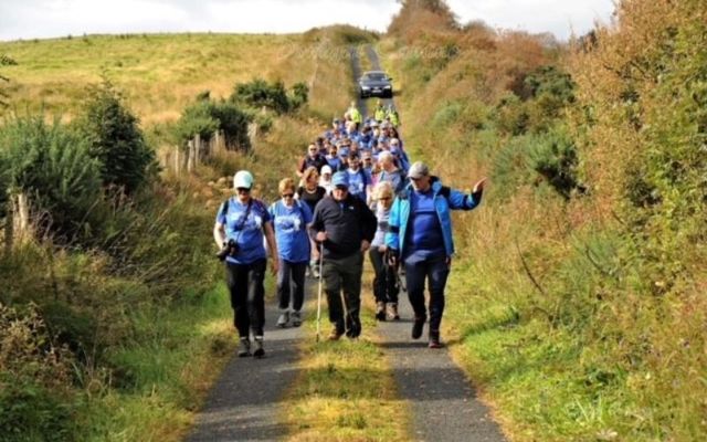 Hikers during the 2022 Donegal Camino. 