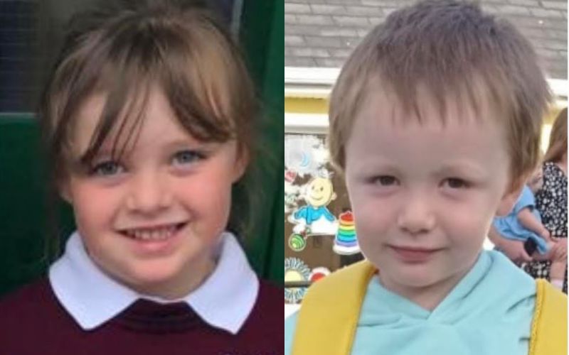 Funeral for young siblings who died in car fire has taken place in Co Longford