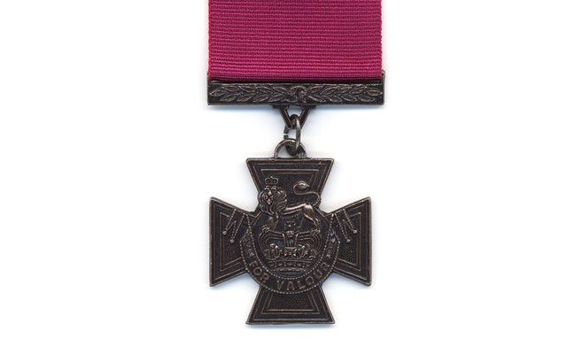 A Victoria Cross medal.