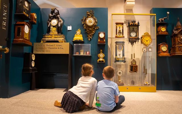 Children at the Museum of Time, part of the Waterford Treasures collection of museum.
